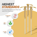 Jimoco® Syrup Pump Dispenser + Torani® Sugar Free Peach Syrup, 25.4 oz - Coffee Syrup Pump & Flavoring Bundle