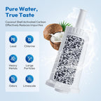 6 Pack Replacement Water Filter for Breville Espresso Machine Barista Pro BES878, Barista Touch Bes880, Oracle Touch BES990, Oracle BES980, Dual Boiler BES920 Bambino ClaroSwiss Sage, BES008WHT0NUC1