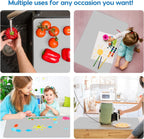 AECHY Extra Large Silicone Mat 35.3"x23.5"x0.08", Multipurpose Silicone Mat Thick Heat Resistant Mat Shipped Rolled Up Kitchen Counter Mat Waterproof Silicone Mats for Kitchen Counter Light Gray