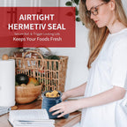 Hasense Ceramic Food Storage Jar, Coffee Canister with Lid, Cookie Candy Jar for Kitchen, Serving for Dog Treat Sugar Loose Tea Flour Coffee Beans Rice Snack Storage 30 FL OZ (Blue)