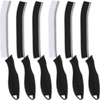 Hard Bristle Crevice Cleaning Brush-Thin Gap Scrub Brush, Small Cleaning Brush, Grout Brush, Kitchen Brush, Cleaning Tools for Toilet, Bathroom, Sink, Home, Household, Window (6, Black)