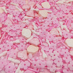 Sprinkles Diamond & Rose & Arrow Cake Decorations Cupcake Toppers Cookie Decorating Perfect for Cakes,Cupcakes,Desserts Toppings 3OZ