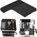 Top Mat for Ninja Luxe Cafe Espresso Machine ES601 – Protect Top Surface Food Grade Silicone Tamping Mat for Ninja luxe Cafe Accessories – Waterproof Non-Slip Espresso Tamper Mat Black