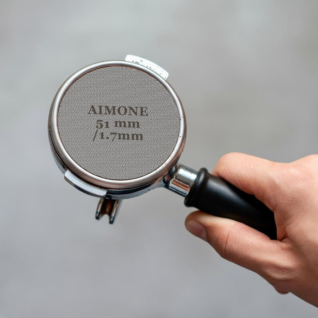 Espresso Puck Screen - Lower Shower Screen Compatible With Espresso Portafilter Filter Basket, Reusable1.7mm Thickness,150μm, 316 Stainless Steel (2 PACK, 51MM)