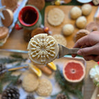 Wood Cookie Stamp, 2.5 Inch (Snowflake 2 CS-061)