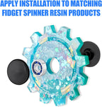 NiArt Fidget Spinner Toy DIY Bearing with Caps Set 22-Pack, MR137 0.5" Single-Sealed Chrome Steel Bearing Balls Replacement High Speed 13mmx7mmx4mm Epoxy Resin Casting Craft Skateboard Stress Reliever