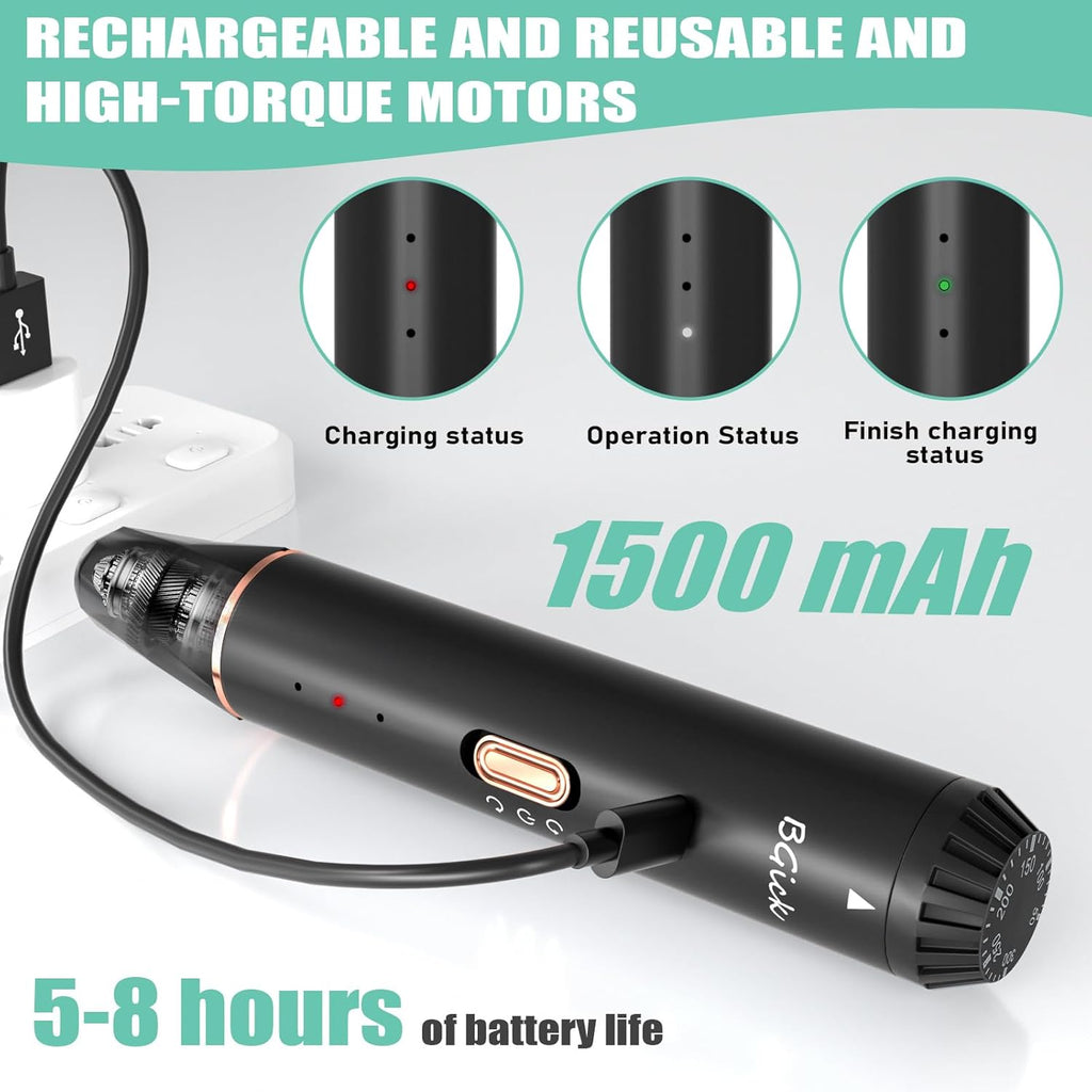 Upgraded Resin Mixer, Handheld Rechargeable Mixer with Minimizing Bubbles,Epoxy Resin Mixer for Resin, Silicone Mixing, Resin Molds, DIY Crafts (Included 4 pcs Paddles) (White)