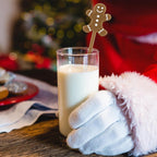 30 Pcs Christmas Drink Stirrers Xmas Stir Stick Holiday Coffee Swizzle Stick Reusable Plastic Hot Cocoa Bar Chocolate Decoration Cocktail Mixer(Gingerbread Man,Cute Color)