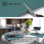 Silicone Mats for Kitchen Counter, 47.3"x23.6"x0.08" Largest Heat Resistant Mat Kitchen Island 2MM Thick Waterproof Countertop Protector Mat Nons-slip Extra Large Counter Mat (Dark Green)