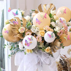 SAOROPEB 3D Butterfly Wall Decor 48 Pcs 4 Styles 3 Sizes, Purple Butterfly Decorations for Birthday Decorations Butterfly Party Decorations Cake Decorations, Removable Stickers (Laser Pinkpurple)