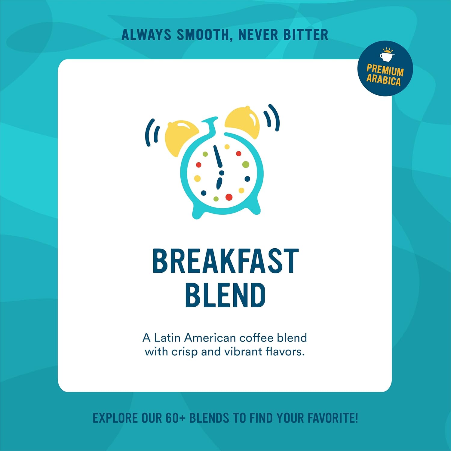 Cameron's Coffee Roasted Ground Coffee Bag, Breakfast Blend, 12 Ounce (Pack of 6)