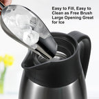 70 oz Thermal Coffee Carafe for keeping hot, Updated Carafe for hot liquid, Airpot Stainless Steel Thermos Urn Beverage Dispenser Vacuum Thermal Pot for Coffee, Hot Water,Keep Hot 12 Hour(silver)