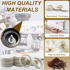 10Pcs Felt Washer Replacement for Breville Espresso Machine Grinders, Compatible with BES870, BES878, BES880, BES980, BES990, BCG600, BCG820, Breville Espresso Machine Parts