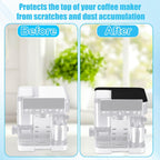 Top Mat for Ninja Luxe ES601 Espresso Coffee Machine, Silicone Top Pad Protector Anti-Slip Heat Resistant Waterproof Pad for Ninja Luxe Cafe Accessories