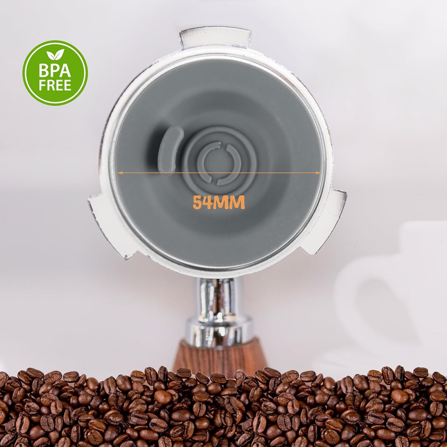 2Pack 54mm Espresso Backflush Cleaning Disc for Breville BES870XL/878/880/810BSS/840XL Machines,Professional Coffee Machine Accessories with Durable Silicone Compatible with Cleaning Tablets