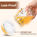 ComSaf Small Glass Jars with Airtight Lid Set of 12, Spice Jars 8 oz, Mason Jars 8 oz, Small Canning Jar, 8oz Jars with Lids for Kitchen, Jam, Jelly, Honey, Dessert, Salad, Shower Wedding Favors