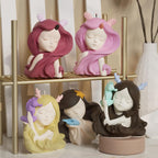 3 Pack Sleep Beauty Candle Mold - Resin Casting Silicone Molds for Home Decor & Candle Making Wave Spiral Mold