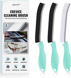 SXhyf Crevice Cleaning Brush - Grout Scrub Brush, House Cleaning Supplies, Gap Cleaning Tools, Home Essentials, Gifts for Women Men, Hard Bristle Crevice Cleaner Brush for Household Use, Bathroom