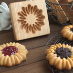 Wooden Cookie Biscuit Mold, 3D Baking Mold, Embossing Craft Decorating Baking Tool, Suitable for Halloween Thanksgiving Christmas Kitchen DIY (Cookies-B-3PCS)