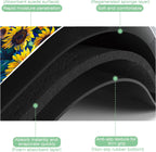 Sunflower Field Dish Drying Mat,16"X24" Absorbent Fast Dish Drying Mat for Kitchen Counter Pot and Pan, Kitchen Accessories