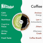 MATCHABAR Matcha Powder Tin (30g) - Ceremonial Grade Authentic Japanese Matcha Green Tea Powder - Matcha Green Tea Harvested in Japan - Matcha Tea Latte - Zero Sugar, Vegan & 0 Calories