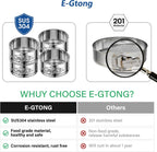 4" Springform Cake Pan, 4 Pcs Stainless Steel Springform Pans with 50 Pcs Paper Liners, Leakproof & Nonstick Cheesecake Pan with Removable Bottom, Small Cake Pan for Mini Pizzas Quiches