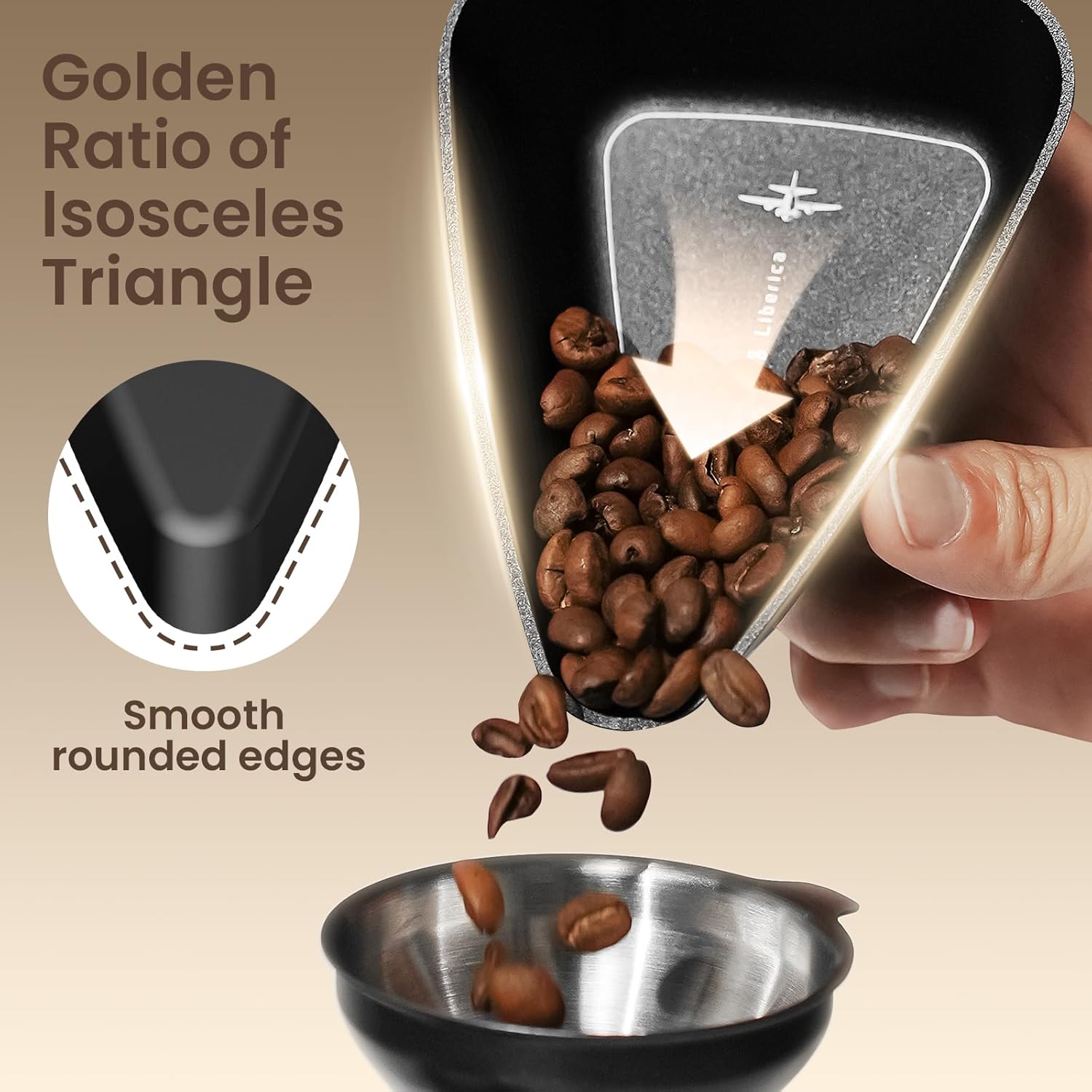 MHW-3BOMBER Coffee Bean Dosing Cup and RDT Spray Bottle Set - Aluminum Espresso Dosing Cup & 10ml Static Reduction Spray - Espresso Accessories Kit Measuring Tray for Coffee Lovers P7112B