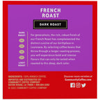 Community Coffee French Roast 72 Count Coffee Pods, Extra Dark Roast, Compatible with Keurig 2.0 K-Cup Brewers, 12 Count (Pack of 6)