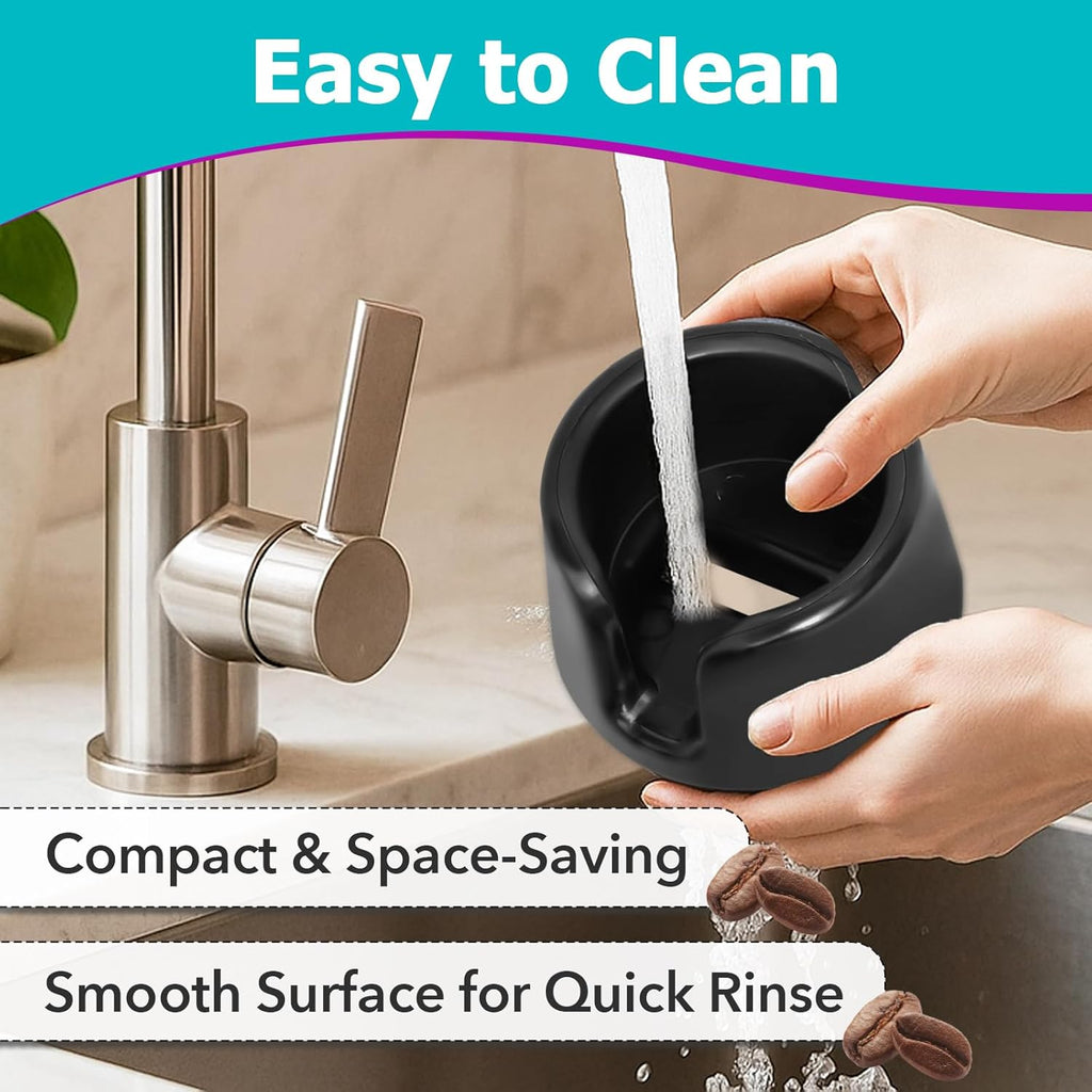 Coffee Tamper Base for Ninja Espresso ES601, Compatible with Handheld Portafilters Espresso, Protect the Countertop, Press Evenly, Tamper Tools for Ninja Espresso Coffee Machines