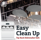 Priority Chef Stainless Steel Mixing Bowls with Lids Set - Premium 30Pcs with 6pc Metal Bowl Set for Kitchen, 3 Graters, Airtight Lids, Non-Slip Bases & Silicone Utensils, Grey