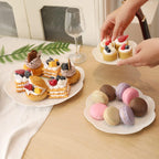 ShellKingdom 2 Pack Cupcake Stand, 3 Tier Serving Tray Cupcake Dessert Candy Fruit Display Holder for Wedding, Christmas, Baby Shower Birthday Tea Party (Round)