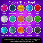 Bulk (20g) Purple Luster Dust Edible Glitter for Cocktails | Premium Edible Purple Luster Dust for Cake Decorations - Edible Glitter for Drinks Cupcakes Cookies Cakes Food Paint