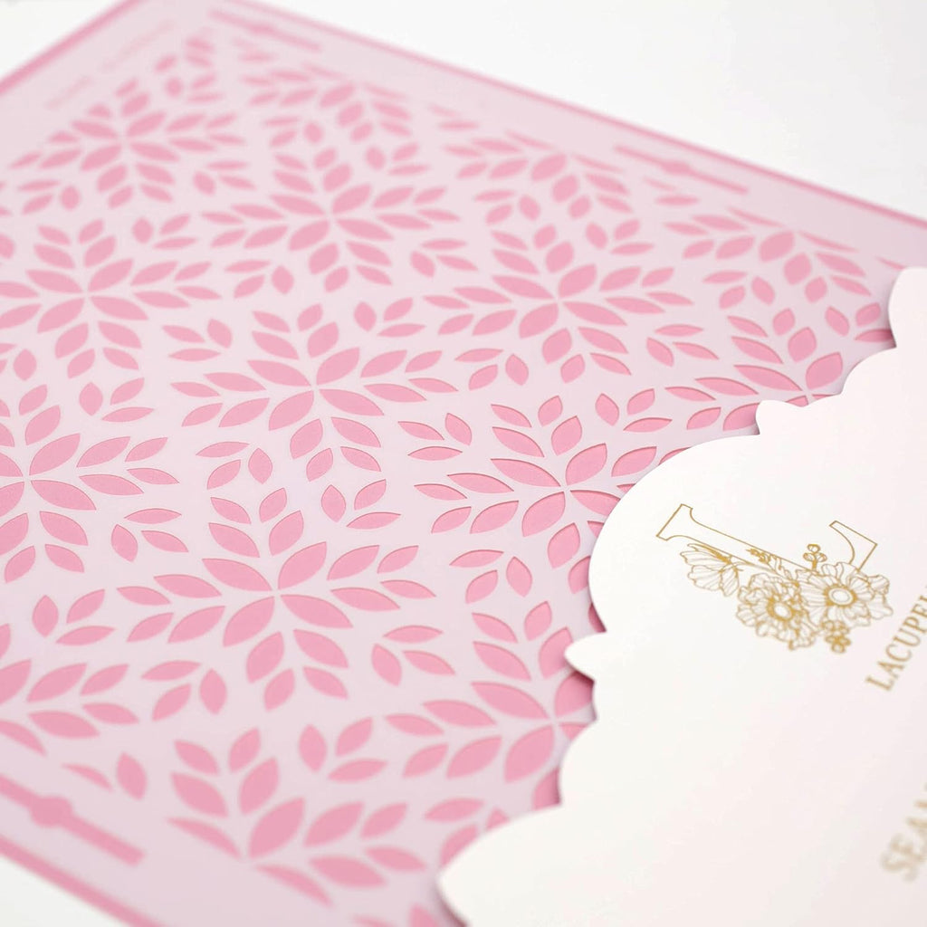 Cake Decorating Stencil for Tall Buttercream Cake, Royal Icing, Ganache, Paint, Airbrush (Blume)