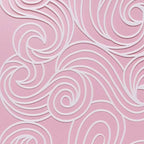 Cake Stencil - Seamless Delicate Pattern for Decorating Tall Double Barrel Cake to Use with Buttercream, Royal Icing, Ganache, Paint, Airbrush (Andra)