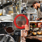 Silicone Gasket made for E61 Espresso Machines, Red O Ring Gasket Replacement 8mm, Compatible with Gaggia Classic Pro, Rocket Espresso, ECM, Quickmill, Vibiemme, Lelit 58mm, Wega, San Remo
