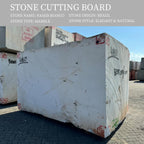 Koville Brazilian Natural Marble Cutting Board for Kitchen, 11inch Round Hand Crafted Marble Slab for Cheese, Charcuterie, Pastry Board - Wedding Gift, House Warming Gift(White Macaubas)