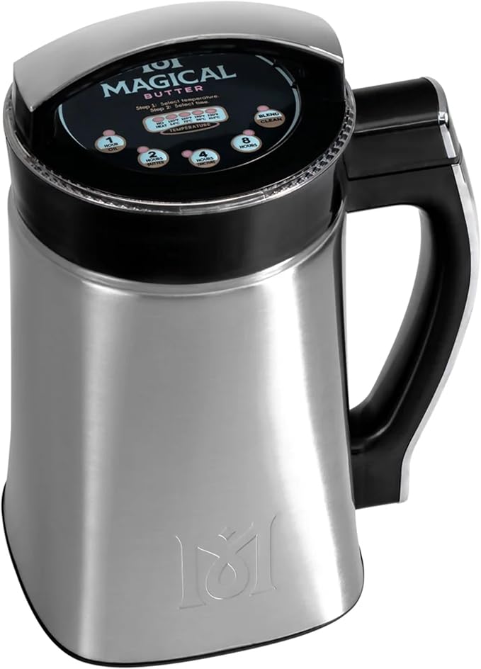 Magical Butter MB2E Butter Bundle – Infuser Machine with DecarBox, Sunflower Lecithin, Butter Tray & Spatula for Smooth, Stable Homemade Butters & Oils