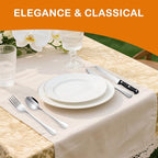 Silverware Set with Steak Knives, Stainless Steel Flatware Cutlery Set for 4, Spoons Forks and Knives Sets, Mirror Finished Utensil Sets Dishwasher Safe (24PCS Silver)