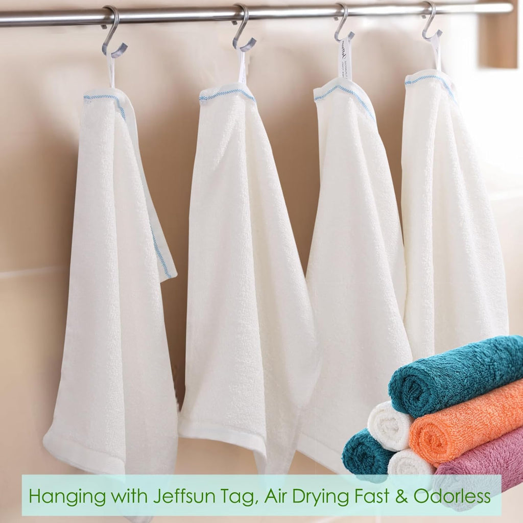 Dish Cloths 6 Pack, 10x14 inch Small Kitchen Washcloths for Washing Dishes, Lint Free Fast Dry Reusable Cleaning Cloth, Ultra Soft & Scratch Free Terry Dish Rag, Easy to Rinse Multicolor Dishcloths