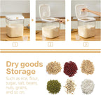 Flour Container 20LBS - 10 L /10.5 QT /10 KG - Rice Container Storage Food Grain Container Bins Household for Kitchen Pantry Organization (11L)
