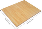 Butcher Block Countertop | 36x24in Wood Board Countertop | DIY Washer Dryer/Island/Kitchen Counter-top | countertop Cutting Board | 1102lbs Load Capacity | Wood Color | NO Base Legs, 1.38in Thick
