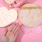 6 Pcs Polymer Clay Molds, Polymer Clay Cutters Molds for Crafts Air Dry Earrings Tools, Jewelry Mini Silicone Resin Flower Molds, Epoxy Polymer Clay Earring Cutters Shapes Making Kit Extruder