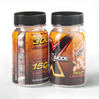 XMODE Energy Shots on Tap (Peach Lightning Flavor) – 100 Serving Dispenser with Refillable Bottles for On-Demand Energy at 150mg Caffeine Per Oz
