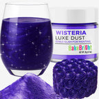 Bulk (20g) Purple Luster Dust Edible Glitter for Cocktails | Premium Edible Purple Luster Dust for Cake Decorations - Edible Glitter for Drinks Cupcakes Cookies Cakes Food Paint