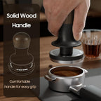 MHW-3BOMBER Espresso Tamper 53.35mm with Sound Feedback Calibrated 54mm Coffee Tamper 30lbs Tamper Tool Espresso Compatible with Breville 54mm, Flat Base T6183T-OS