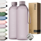 KIVY Slim Water Bottle 50oz [Lightweight & Shatterproof] - Reusable Tritan Water Bottle - Leak Proof Water Bottle for Women & Men - No Spill - Dishwasher Safe‚