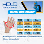 HANDLANDY Waterproof Insulated Work Gloves, 3M Thinsulate Thermal Winter Gloves for Men Women Touch Screen, Warm Ski Snowboard Cold Weather Gloves (XL, Blue)