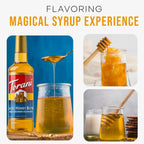 Jimoco® Syrup Pump Dispenser + Torani® Salted Honey Butter Syrup, 25.4 oz - Coffee Syrup Pump & Flavoring Bundle