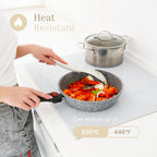 Silicone Rice Paddle Set – 2-Piece Set of Spoon Spatulas for Non-Stick Cookware – Kitchen Tools and Accessories with Comfortable Handles, Heat-Resistant Utensils for Cooking and Baking – Cream