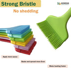 Massive Silicone Pastry Basting Brush, One-Piece Design, W/3.5" L/8.5", Heat Resistant Kitchen Brush for Baking, Grilling, Basting Oil, Butter, BBQ Sauce, Marinade, Dishwasher Safe, 1Pcs Yellow